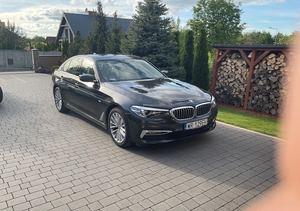BMW Seria 5 cena 128900 przebieg: 86000, rok produkcji 2017 z Jedwabne małe 56